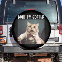 Funny Meme Cat Spare Tire Cover Wait I'm Goat