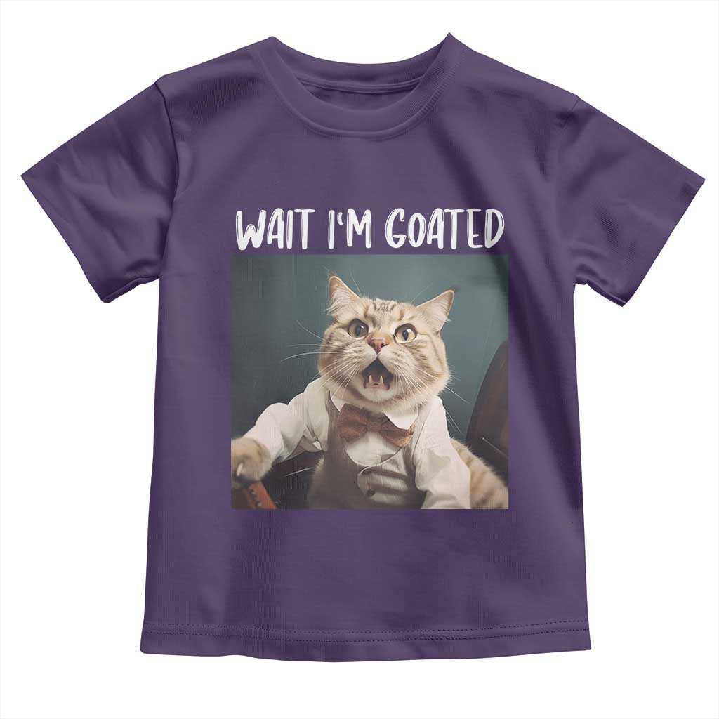 Funny Meme Cat Toddler T Shirt Wait I'm Goat