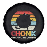 Funny Fat Cat Spare Tire Cover Chonk Oh Lawd He Comin'