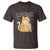 Funny Fat Cat T Shirt Chonk Drinking Bubble Tea - Wonder Print Shop