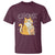 Funny Fat Cat T Shirt Chonk Drinking Bubble Tea - Wonder Print Shop