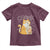 Funny Fat Cat Toddler T Shirt Chonk Drinking Bubble Tea