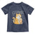 Funny Fat Cat Toddler T Shirt Chonk Drinking Bubble Tea