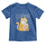 Funny Fat Cat Toddler T Shirt Chonk Drinking Bubble Tea