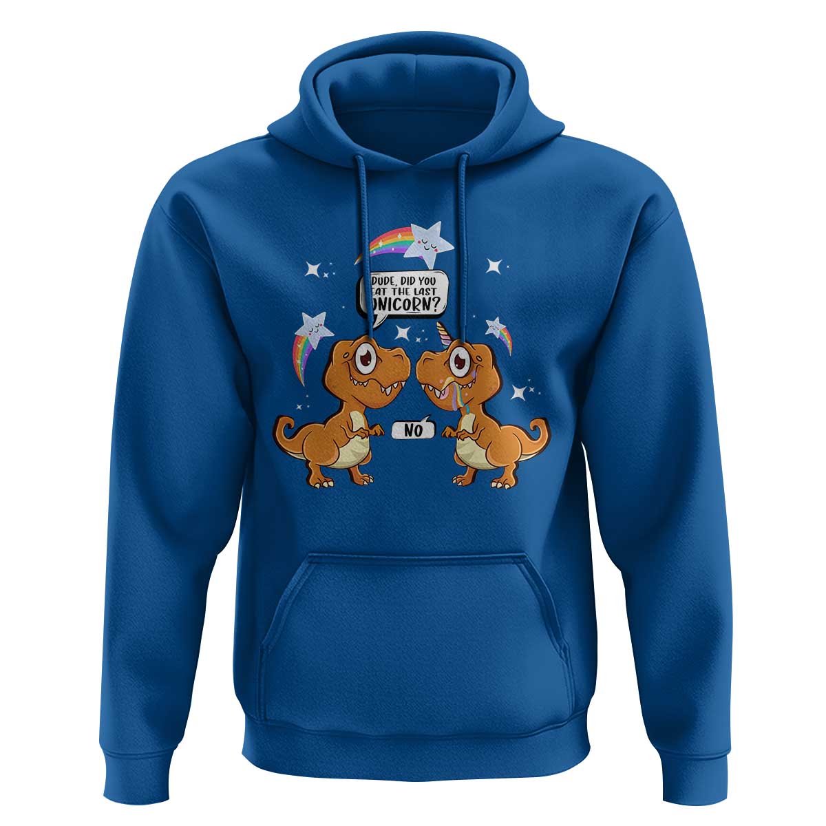 Funny Dinosaur Eat The Last Unicorn Hoodie
