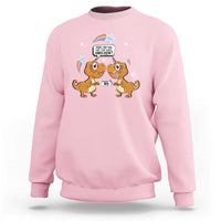 Funny Dinosaur Eat The Last Unicorn Sweatshirt - Wonder Print Shop