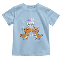 Funny Dinosaur Eat The Last Unicorn Toddler T Shirt