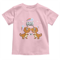 Funny Dinosaur Eat The Last Unicorn Toddler T Shirt