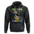 100th Day Of School Hoodie 100 Days Smarter Funny Astronaut Space Balloon - Wonder Print Shop