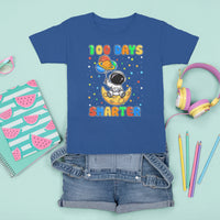 100th Day Of School T Shirt For Kid 100 Days Smarter Funny Astronaut Space Balloon - Wonder Print Shop