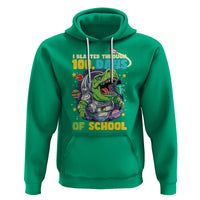 100th Day Of School Hoodie I Blasted Through 100 Days Dinosaur Astronaut - Wonder Print Shop