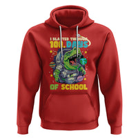 100th Day Of School Hoodie I Blasted Through 100 Days Dinosaur Astronaut - Wonder Print Shop