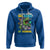100th Day Of School Hoodie I Blasted Through 100 Days Dinosaur Astronaut - Wonder Print Shop