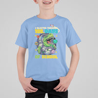 100th Day Of School T Shirt For Kid I Blasted Through 100 Days Dinosaur Astronaut - Wonder Print Shop