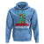 100th Day Of School Hoodie My Teacher Survived 100 Days Of Me Funny Dinosaur - Wonder Print Shop