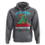 100th Day Of School Hoodie My Teacher Survived 100 Days Of Me Funny Dinosaur - Wonder Print Shop