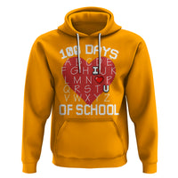 100 Days Of School Alphabet Love Hoodie - Wonder Print Shop