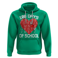 100 Days Of School Alphabet Love Hoodie - Wonder Print Shop