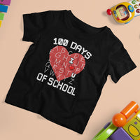 100 Days Of School Alphabet Love T Shirt For Kid - Wonder Print Shop