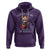 100th Day Of School Hoodie I Rocked 100 Days Funny Cat Play Guitar Rock Lover - Wonder Print Shop