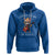 100th Day Of School Hoodie I Rocked 100 Days Funny Cat Play Guitar Rock Lover - Wonder Print Shop