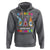 100th Day Of School Hoodie 100 Days With My Gnomies Smarter - Wonder Print Shop