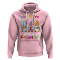 100th Day Of School Hoodie 100 Days With My Gnomies Smarter - Wonder Print Shop