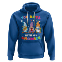 100th Day Of School Hoodie 100 Days With My Gnomies Smarter - Wonder Print Shop