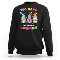100th Day Of School Sweatshirt 100 Days With My Gnomies Smarter - Wonder Print Shop