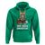 100th Day Of School Hoodie 100 Days Smarter Funny Kitty Cat Reading Book - Wonder Print Shop