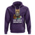 100th Day Of School Hoodie 100 Days Smarter Funny Kitty Cat Reading Book - Wonder Print Shop