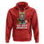 100th Day Of School Hoodie 100 Days Smarter Funny Kitty Cat Reading Book - Wonder Print Shop
