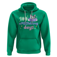 100th Day Of School Hoodie 100 Ameowzing Days Cute Cat Reading Book - Wonder Print Shop