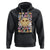 In My 100 Days Of School Era Retro Groovy Hoodie - Wonder Print Shop