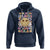 In My 100 Days Of School Era Retro Groovy Hoodie - Wonder Print Shop