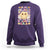 In My 100 Days Of School Era Retro Groovy Sweatshirt - Wonder Print Shop