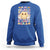 In My 100 Days Of School Era Retro Groovy Sweatshirt - Wonder Print Shop