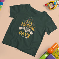 Magical 100 Days Of School Magic Owl T Shirt For Kid - Wonder Print Shop