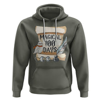 Magical 100 Days Of School Vintage Letter Magic Owl Hoodie - Wonder Print Shop