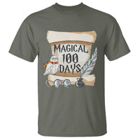 Magical 100 Days Of School Vintage Letter Magic Owl T Shirt - Wonder Print Shop