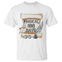 Magical 100 Days Of School Vintage Letter Magic Owl T Shirt - Wonder Print Shop