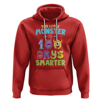 100th Day Of School Hoodie This Little Monster is 100 Days Smarter - Wonder Print Shop