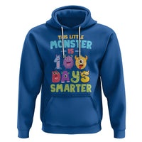 100th Day Of School Hoodie This Little Monster is 100 Days Smarter - Wonder Print Shop