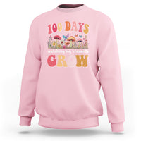 100th Day Of School Sweatshirt 100 Days Watching My Student Grow Teacher - Wonder Print Shop