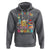 100th Day Of School Hoodie 100 Days In The Books Reading Bookworm - Wonder Print Shop