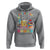 100th Day Of School Hoodie 100 Days In The Books Reading Bookworm - Wonder Print Shop