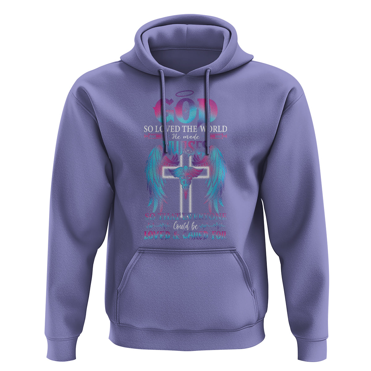 Nurse Hoodie God So Loved The World He Made Nurses So That Everyone Could Be Loved And Cares For - Wonder Print Shop