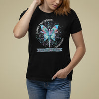 Nurse T Shirt For Women I Love The Person I've Become Because I Fought To Become Her - Wonder Print Shop