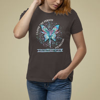 Nurse T Shirt For Women I Love The Person I've Become Because I Fought To Become Her - Wonder Print Shop