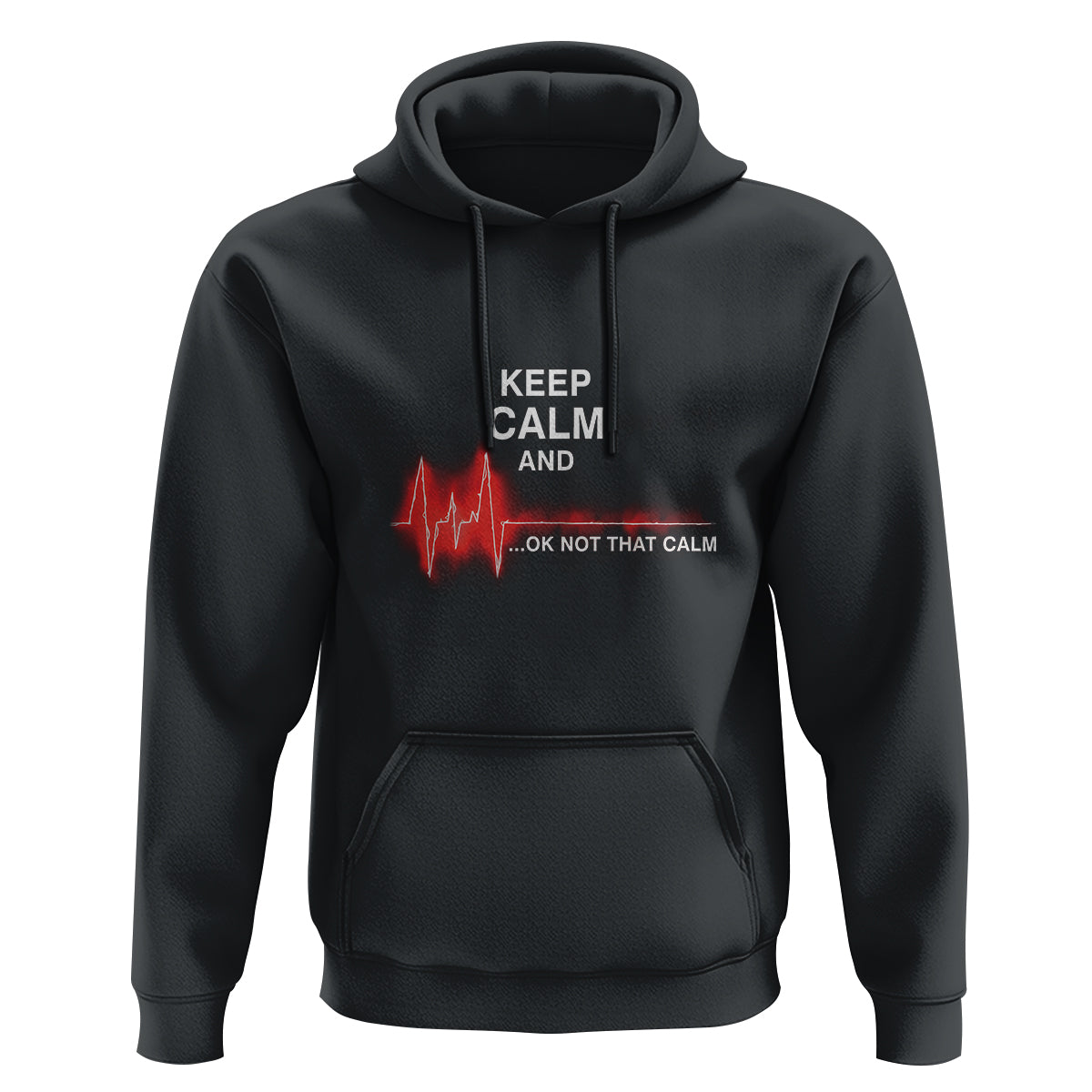 Funny Nurse Hoodie Keep Calm And... Ok Not That Calm - Wonder Print Shop